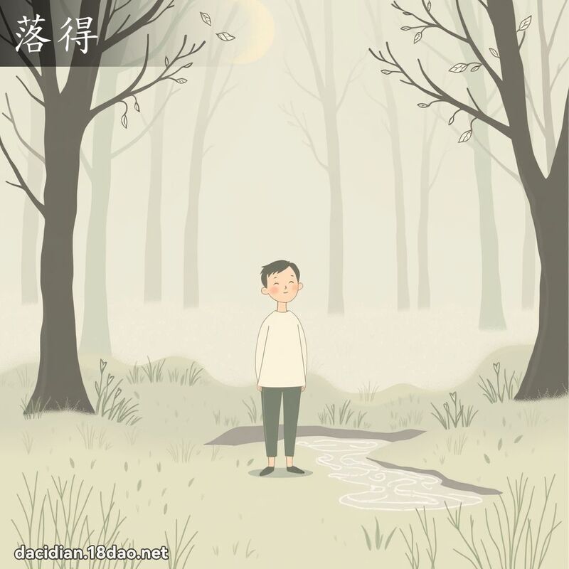 落得 - 國語大辭典配圖