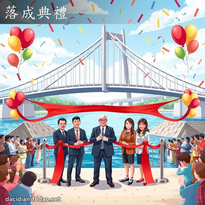 落成典禮 - 國語大辭典配圖