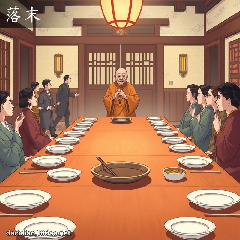 落末 - 国语大辞典配图