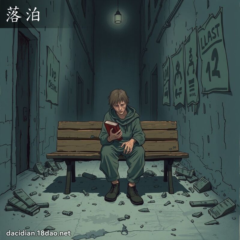 落泊 - 國語大辭典配圖