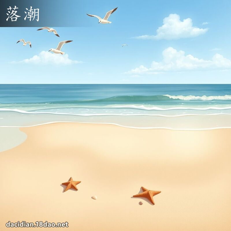 落潮 - 國語大辭典配圖