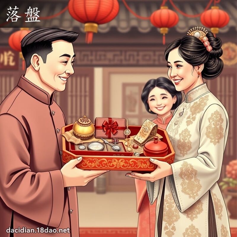 落盘 - 国语大辞典配图