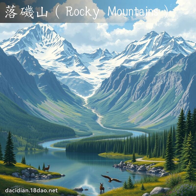 落磯山（Rocky Mountains） - 国语大辞典配图