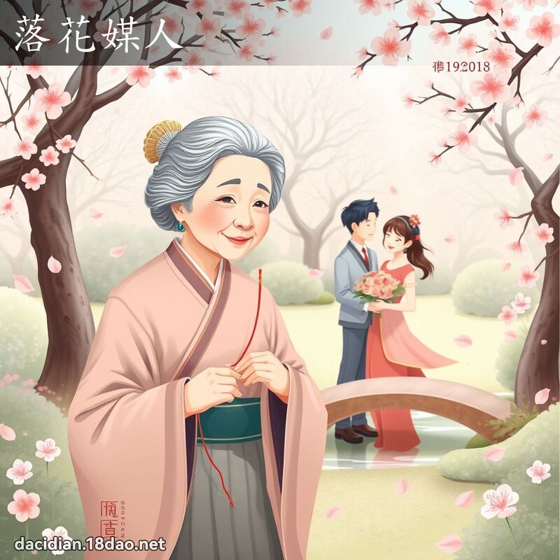 落花媒人 - 國語大辭典配圖