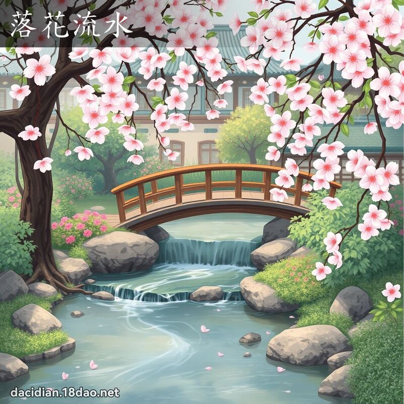 落花流水 - 國語大辭典配圖
