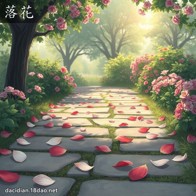 落花 - 国语大辞典配图