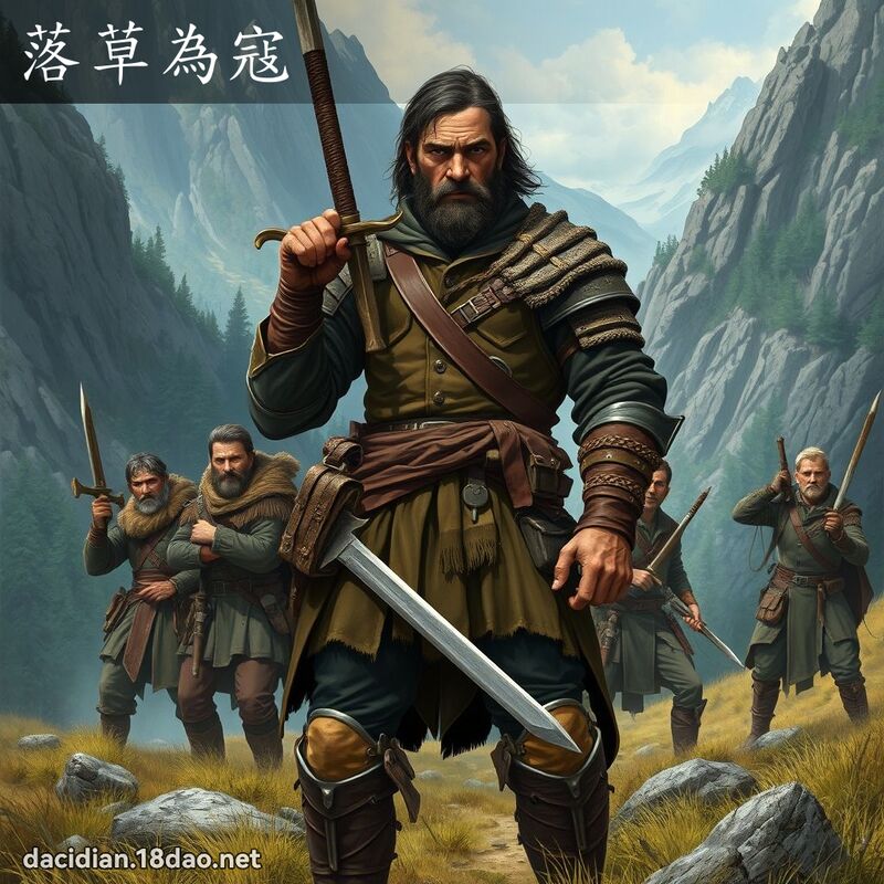 落草為寇 - 國語大辭典配圖