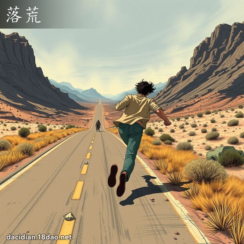 落荒 - 國語大辭典配圖