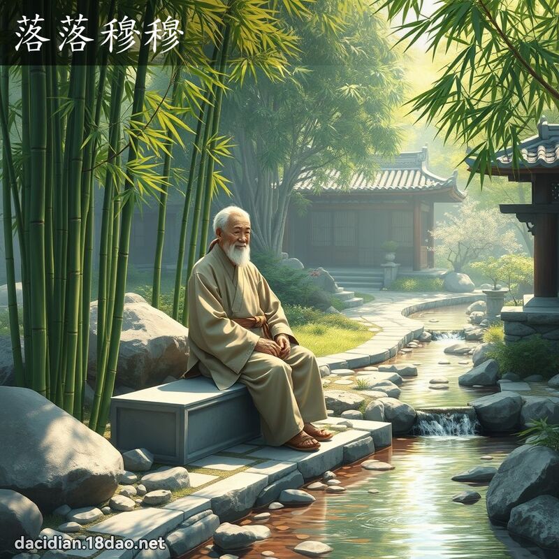 落落穆穆 - 国语大辞典配图