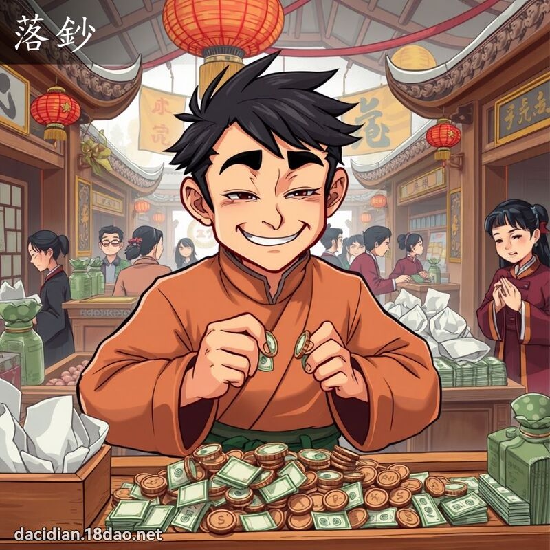 落鈔 - 國語大辭典配圖
