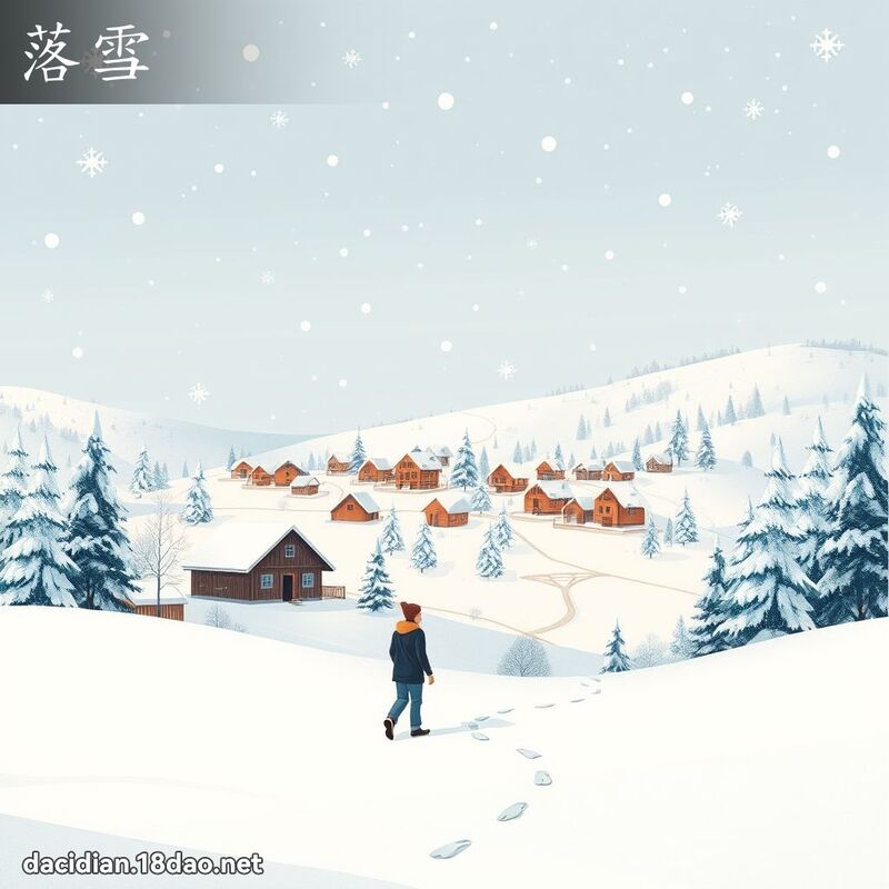 落雪 - 国语大辞典配图