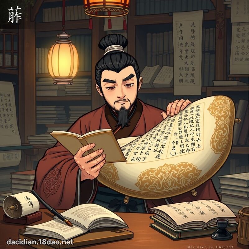 葄 - 国语大辞典配图