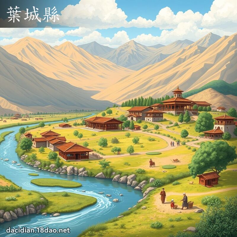 葉城縣 - 國語大辭典配圖