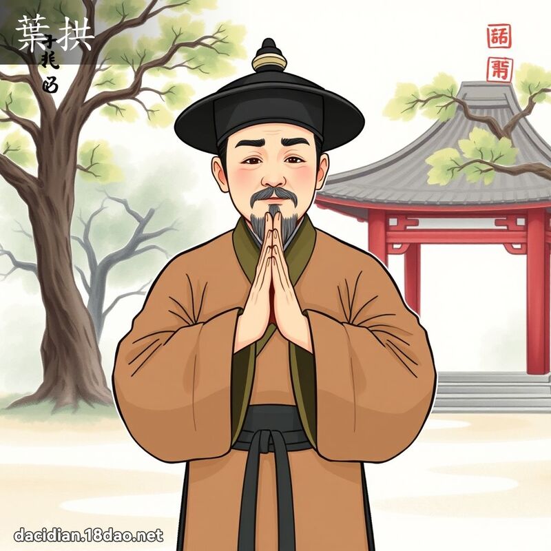 葉拱 - 國語大辭典配圖