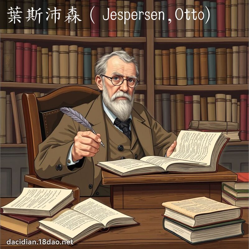 葉斯沛森（Jespersen,Otto) - 國語大辭典配圖