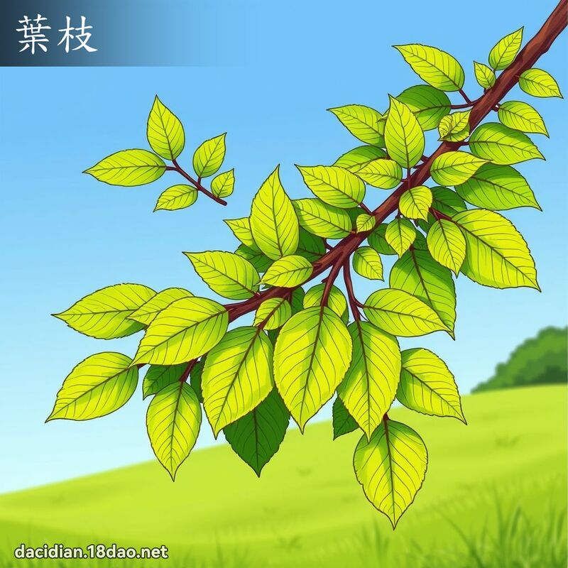 葉枝 - 國語大辭典配圖