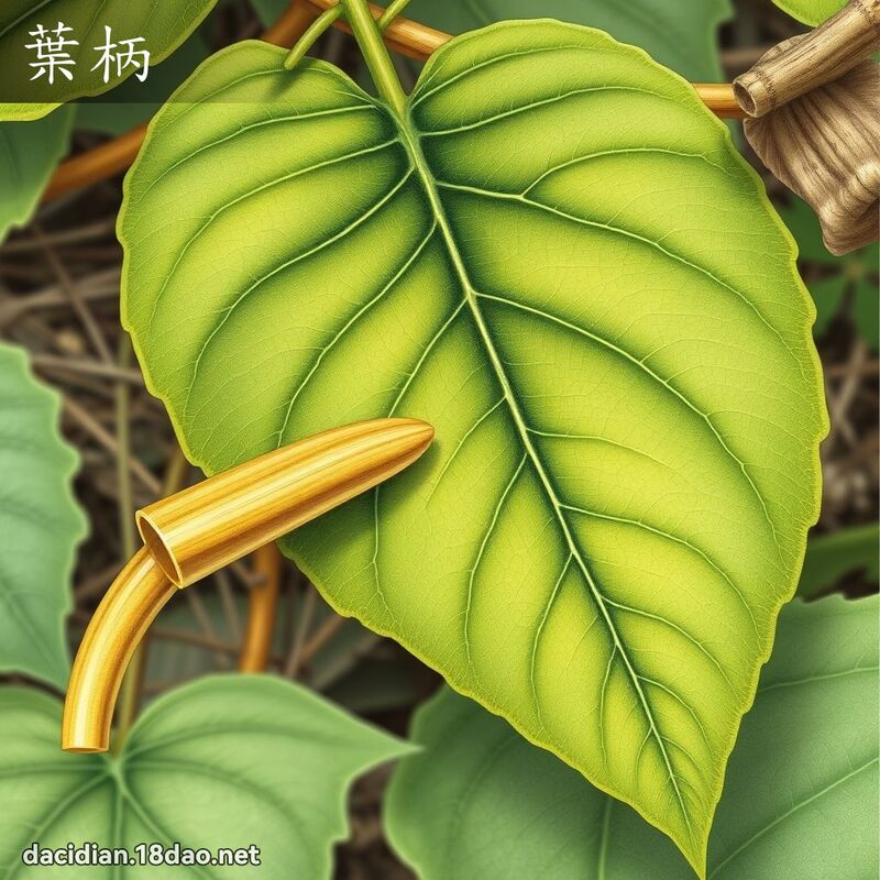 叶柄 - 国语大辞典配图