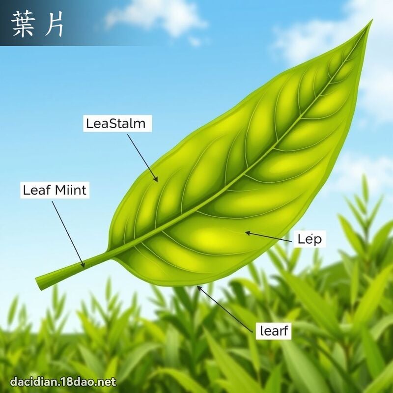 葉片 - 國語大辭典配圖