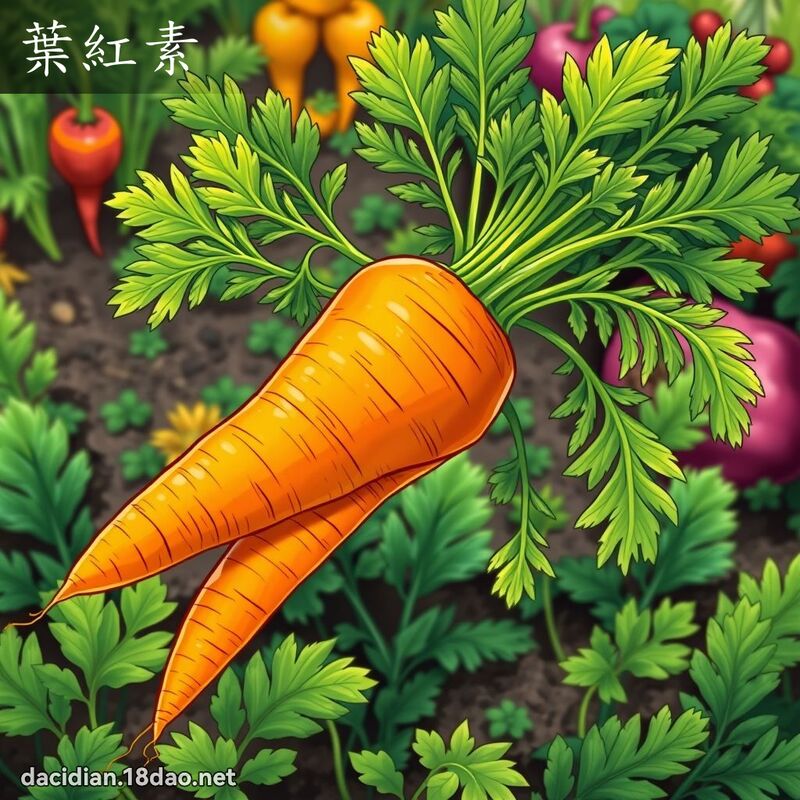 葉紅素 - 國語大辭典配圖
