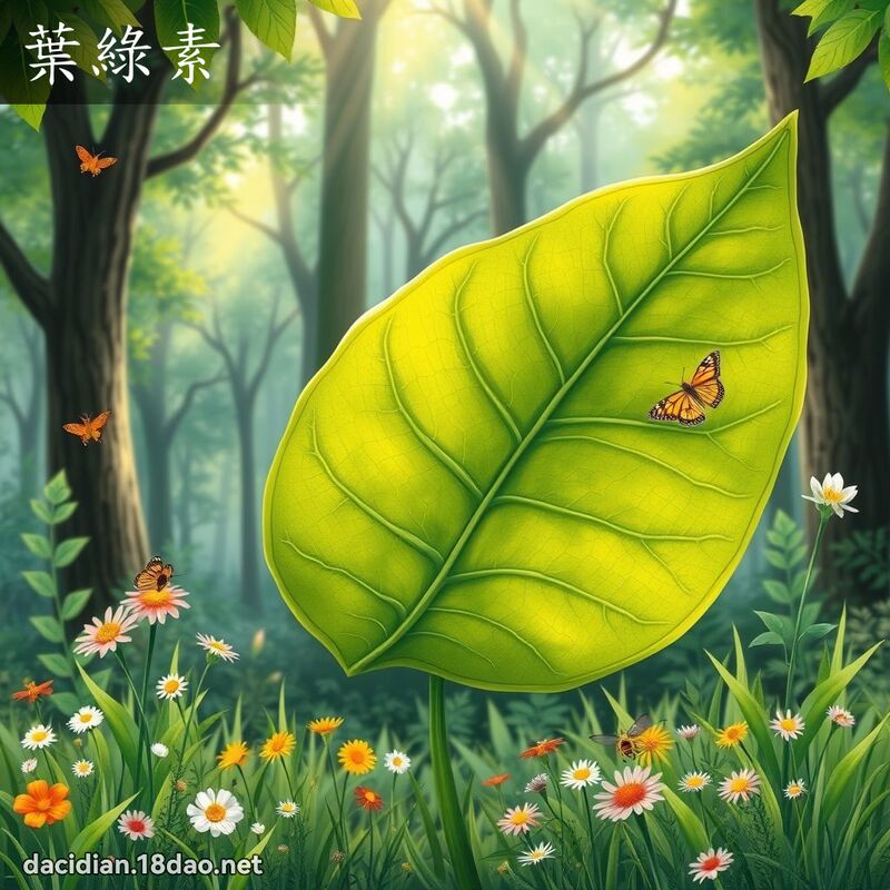 葉綠素 - 國語大辭典配圖