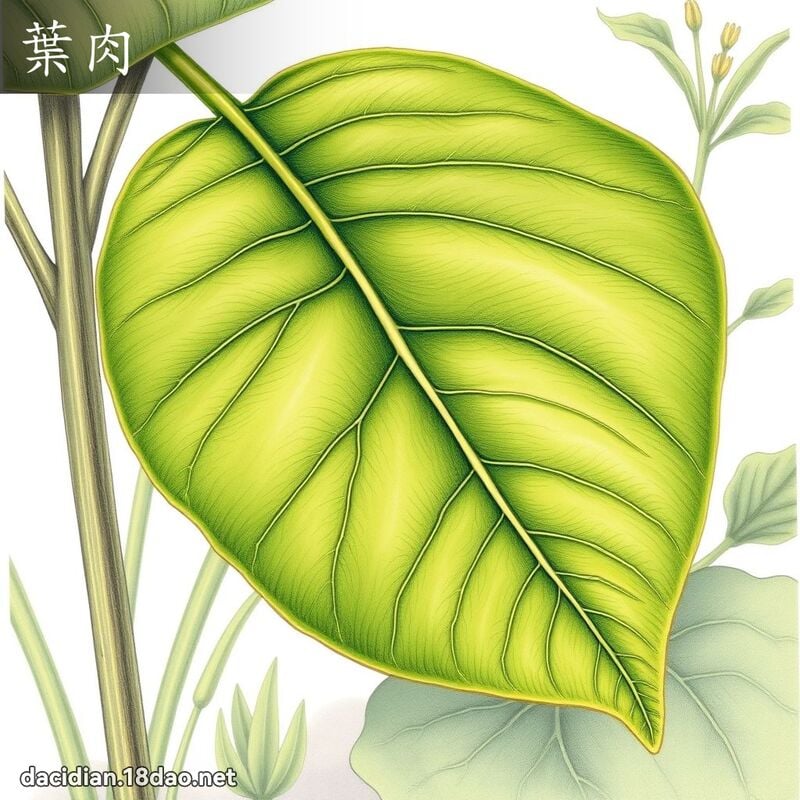 葉肉 - 國語大辭典配圖