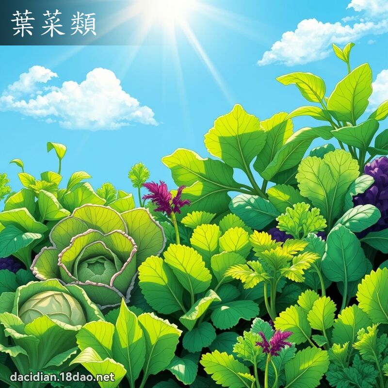 葉菜類 - 國語大辭典配圖