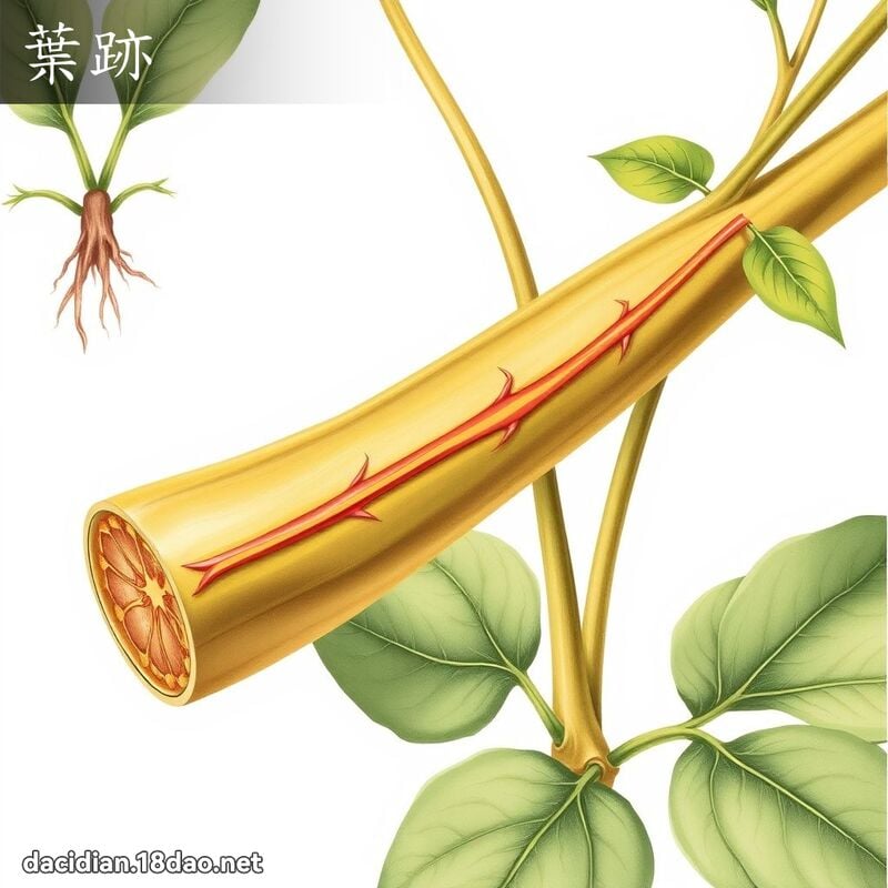 葉跡 - 國語大辭典配圖