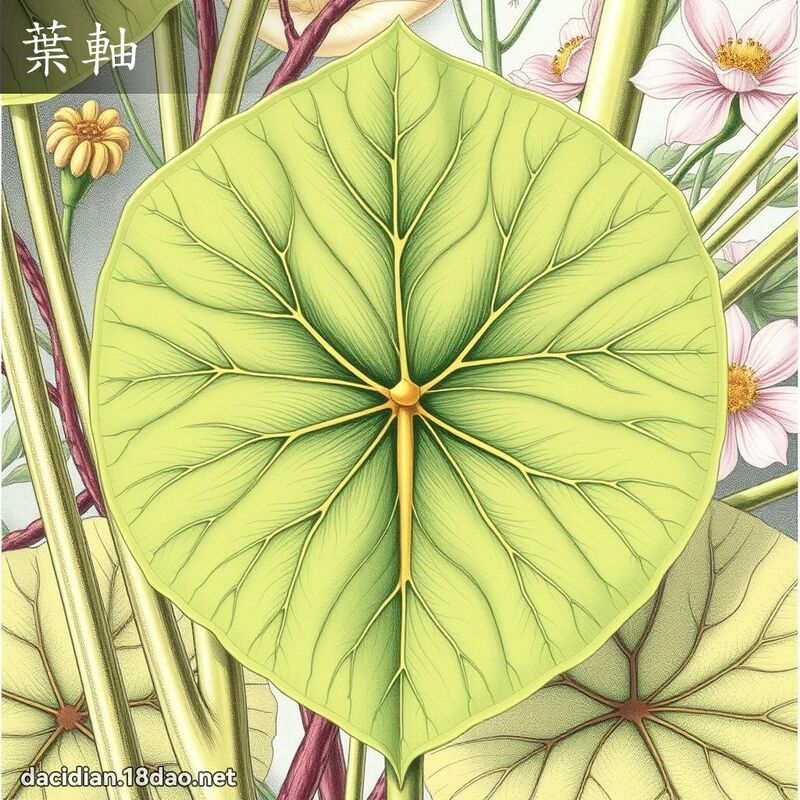 葉軸 - 國語大辭典配圖