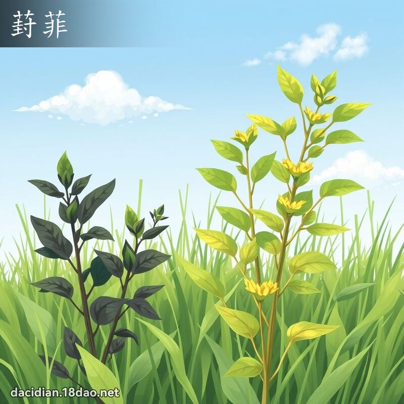葑菲 - 國語大辭典配圖