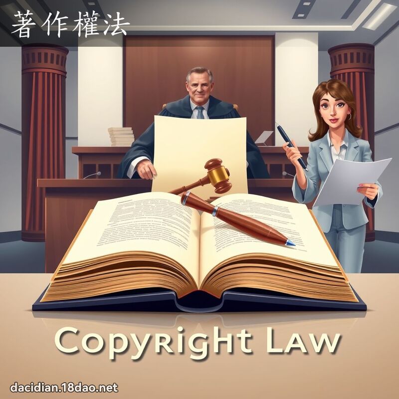 著作權法 - 國語大辭典配圖