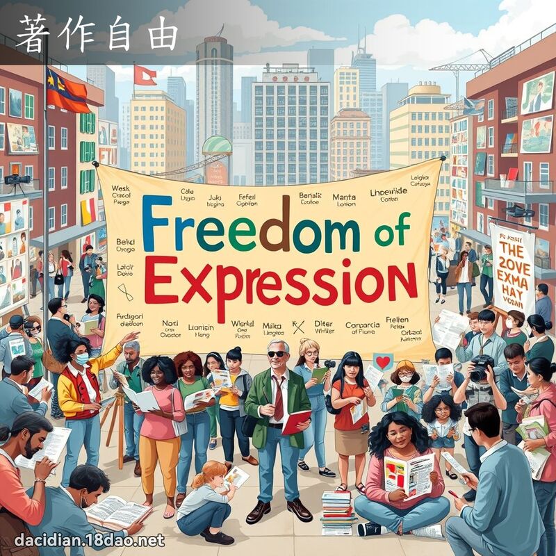 著作自由 - 國語大辭典配圖