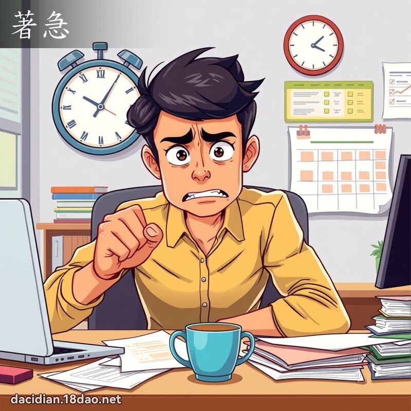 著急 - 國語大辭典配圖