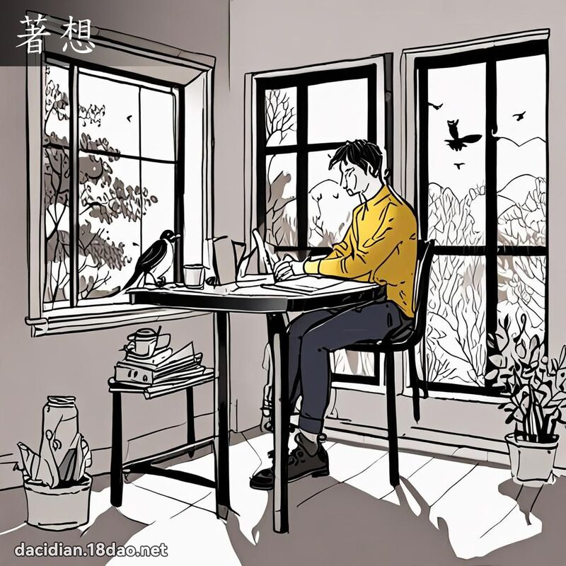 著想 - 国语大辞典配图