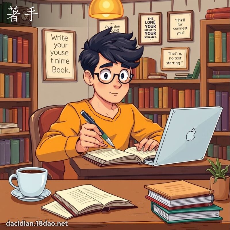 著手 - 國語大辭典配圖