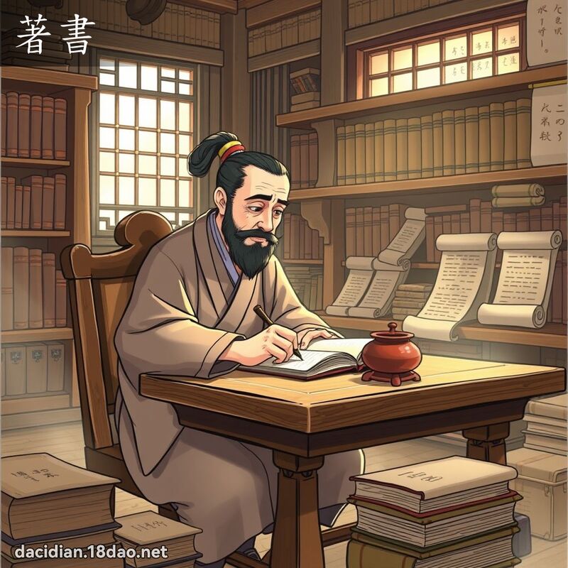 著书 - 国语大辞典配图