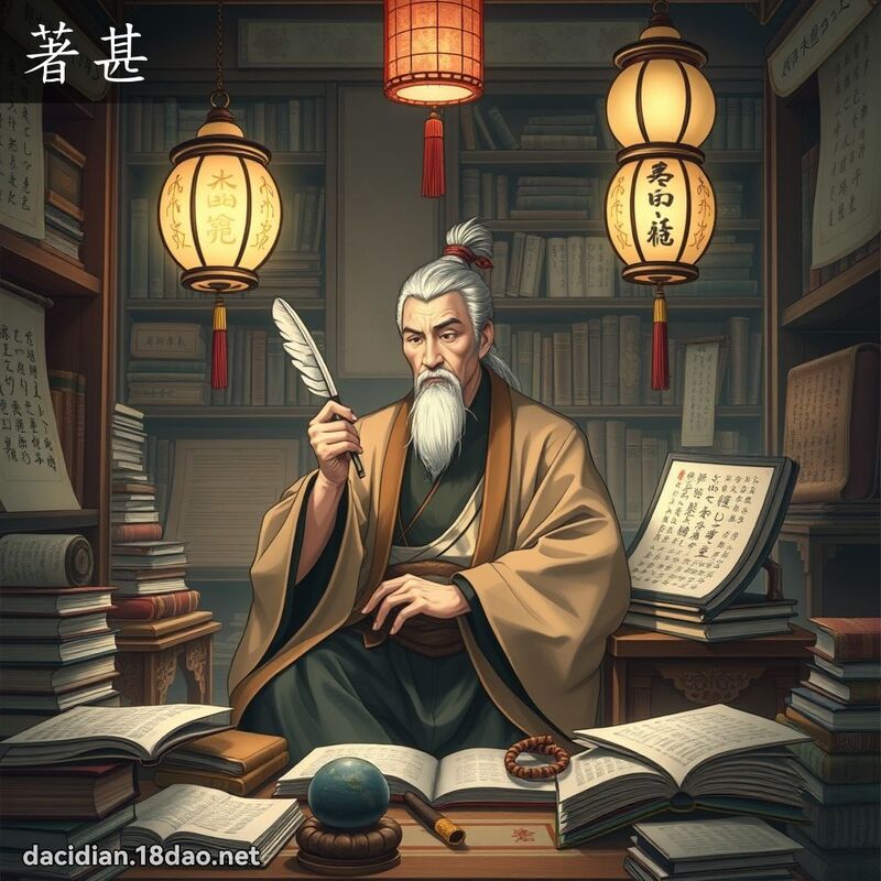 著甚 - 国语大辞典配图