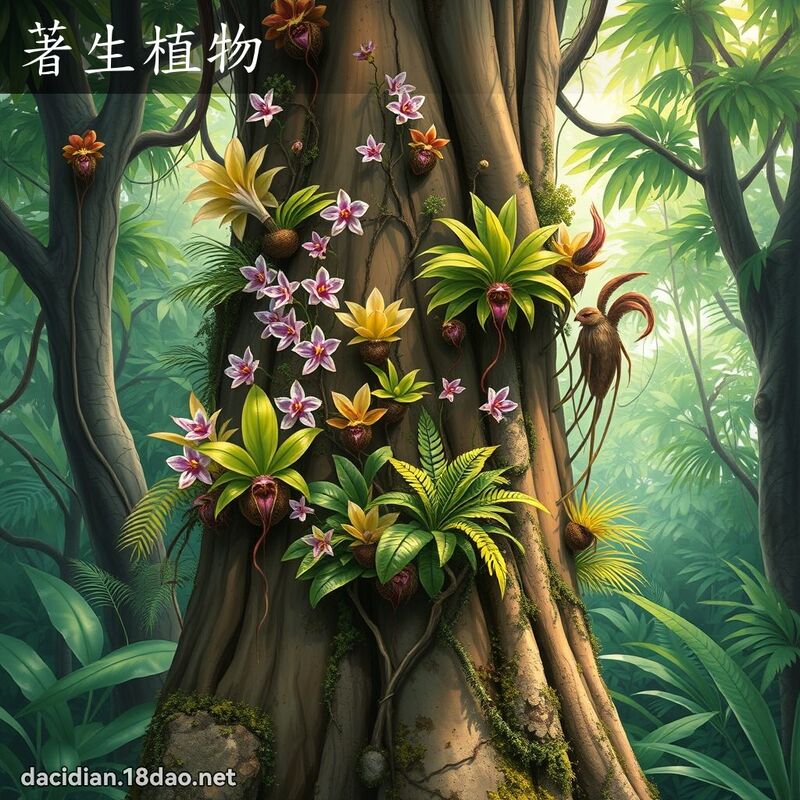 著生植物 - 国语大辞典配图