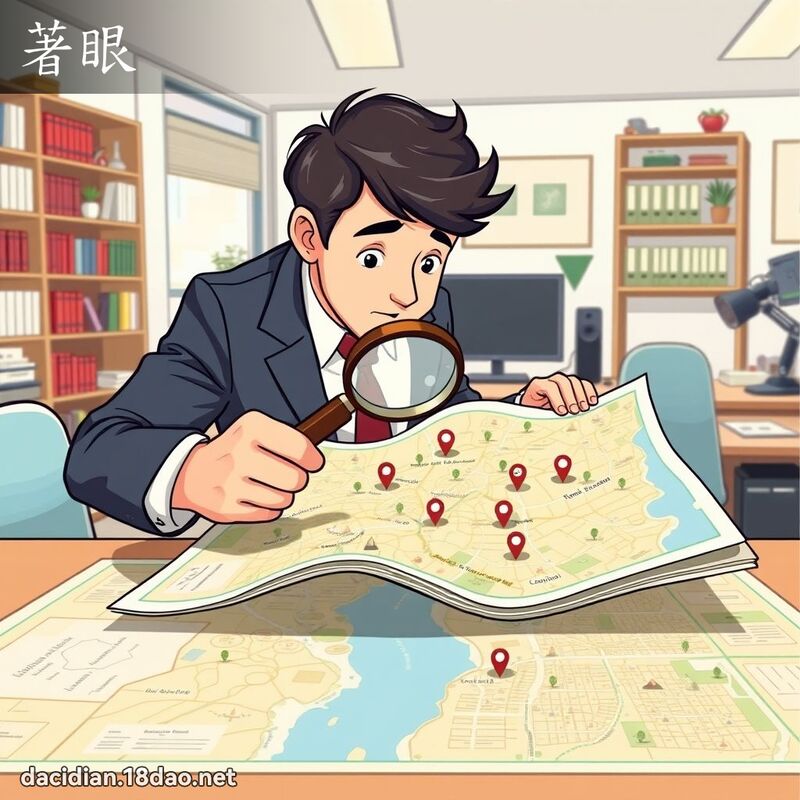 著眼 - 国语大辞典配图