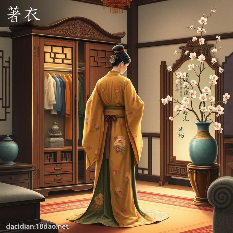 著衣 - 国语大辞典配图