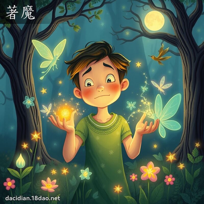著魔 - 國語大辭典配圖
