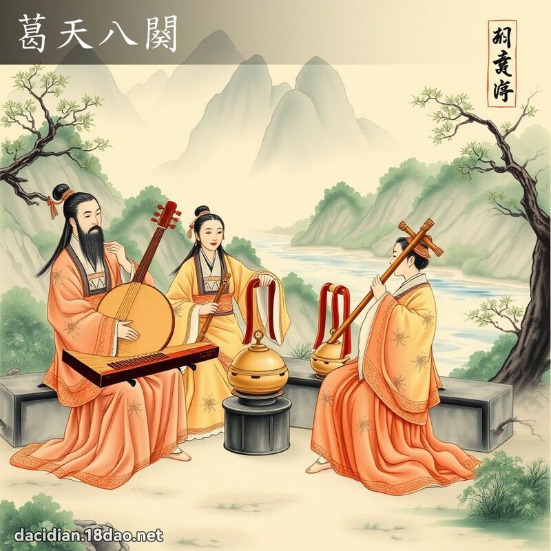 葛天八闋 - 國語大辭典配圖