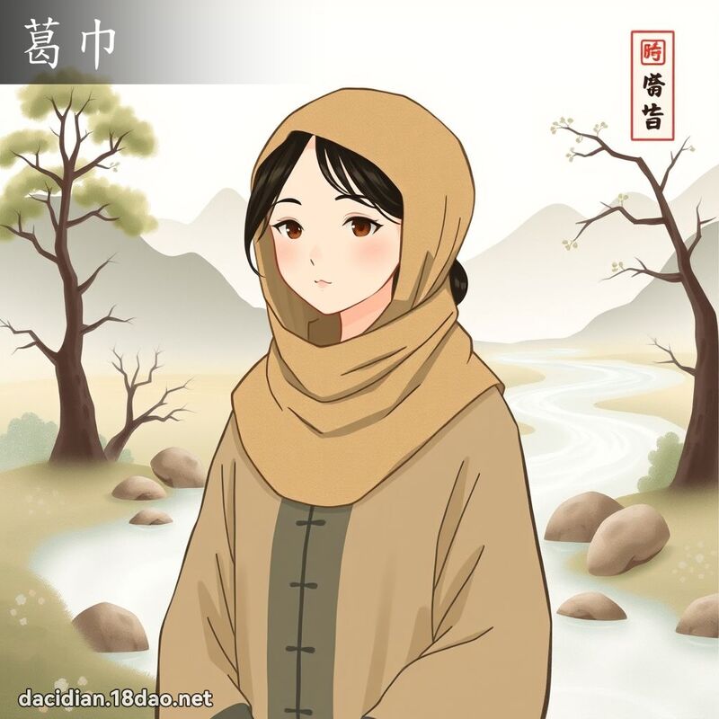 葛巾 - 國語大辭典配圖