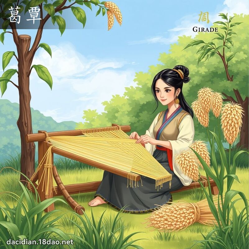 葛覃 - 国语大辞典配图