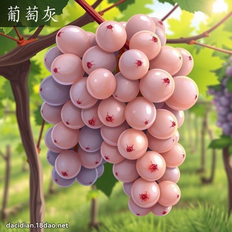 葡萄灰 - 国语大辞典配图