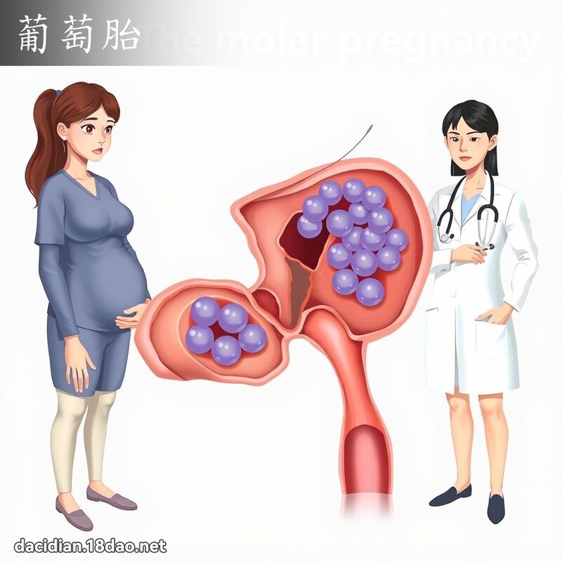 葡萄胎 - 国语大辞典配图