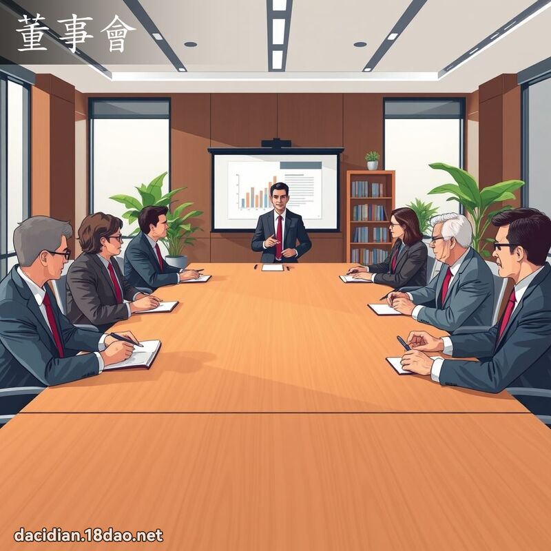 董事會 - 國語大辭典配圖