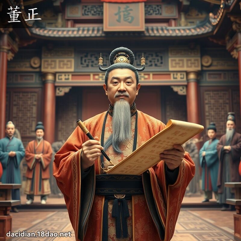 董正 - 国语大辞典配图