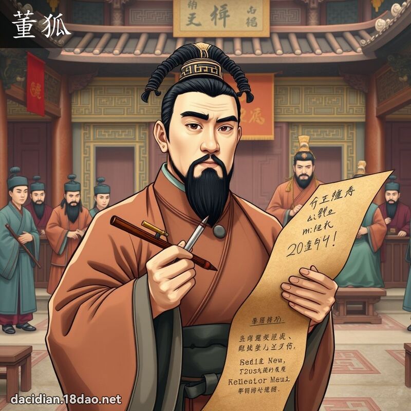 董狐 - 国语大辞典配图