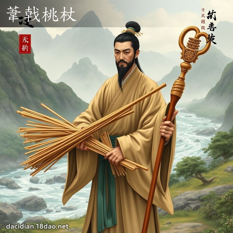 葦戟桃杖 - 國語大辭典配圖