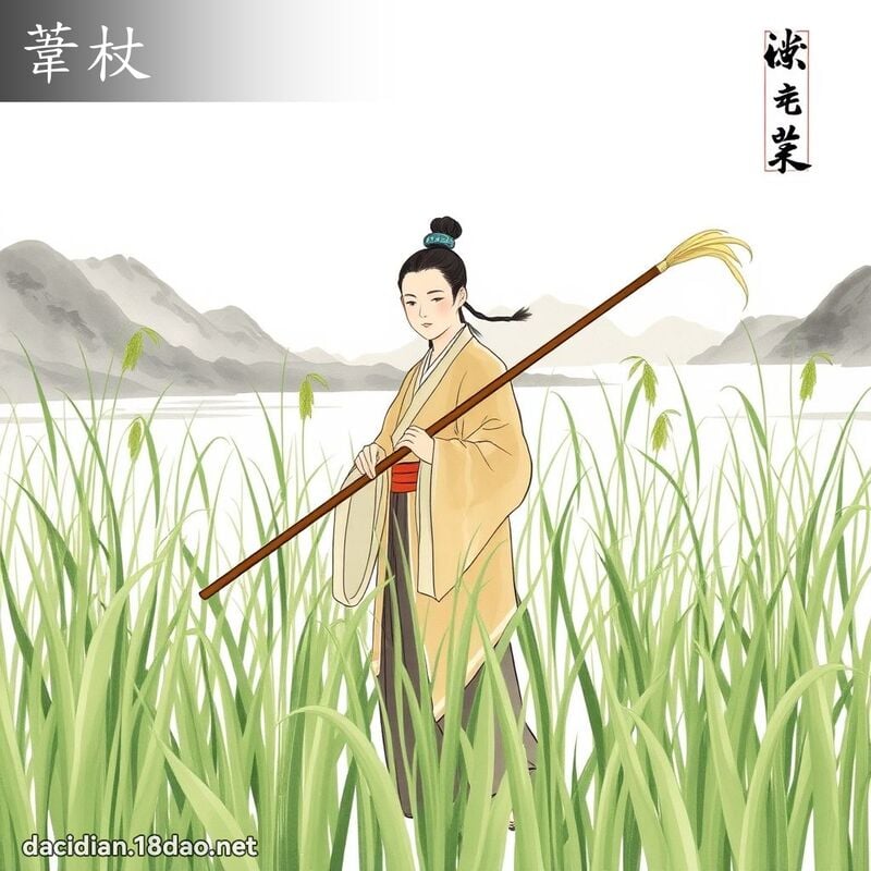 葦杖 - 國語大辭典配圖